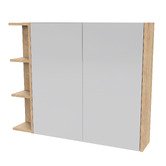 Timberline New York 900mm Rectangular Mirrored Shaving Cabinet