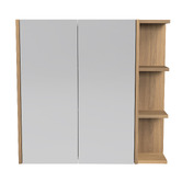 Timberline New York 750mm Rectangle Mirrored Shaving Cabinet