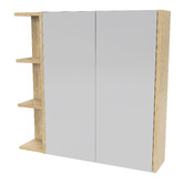 Timberline New York 750mm Rectangular Mirrored Shaving Cabinet