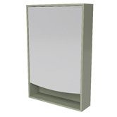 Timberline Pure Bliss 600mm Rectangular Mirrored Shaving Cabinet