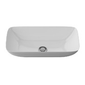 Timberline Bloom 475mm White Gloss Ceramic Above Counter Basin