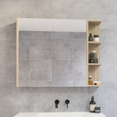 Timberline New York 900mm Rectangular Mirrored Shaving Cabinet