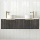 Timberline Elwood 1500mm Dockland Wall Hung Double Vanity Unit