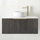 Timberline Elwood 900mm Dockland Wall Hung Single Vanity Unit