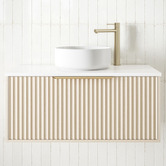 Timberline Elwood 900mm Dockland Wall Hung Single Vanity Unit