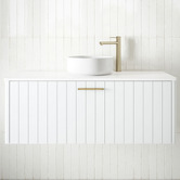 Timberline Saba 1200mm Wall Hung Single Vanity Unit
