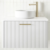 Timberline Saba 750mm Wall Hung Single Vanity Unit
