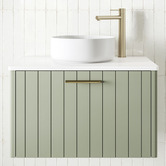 Timberline Saba 750mm Wall Hung Single Vanity Unit