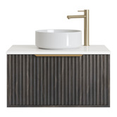 Timberline Elwood 750mm Dockland Wall Hung Single Vanity Unit