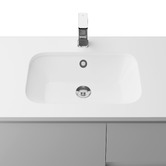 Timberline Bodhi 540mm Gloss White Undermount Basin