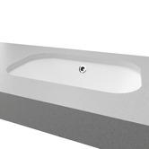 Timberline Bodhi 540mm Gloss White Undermount Basin