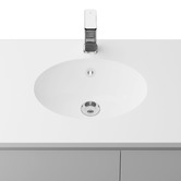 Timberline Amara 445mm Gloss White Undermount Basin