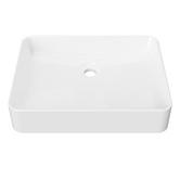 Timberline Fergus 500mm Gloss White Semi-recessed Basin