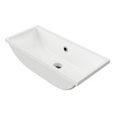 Timberline Ruby 530mm Gloss White Undermount Basin