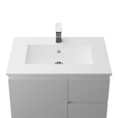 Timberline Ruby 530mm Gloss White Undermount Basin