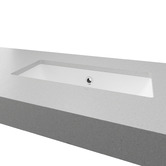 Timberline Ruby 530mm Gloss White Undermount Basin