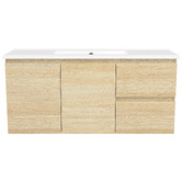 Timberline Florida Ensuite 1000mm Wall Hung Vanity with Ceramic Countertop