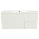 Timberline Florida Ensuite 1000mm Wall Hung Vanity with Ceramic Countertop