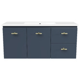 Timberline Florida Ensuite 1000mm Wall Hung Vanity with Ceramic Countertop
