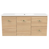 Timberline Florida Ensuite 1000mm Wall Hung Vanity with Ceramic Countertop