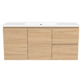 Timberline Florida Ensuite 1000mm Wall Hung Vanity with Ceramic Countertop