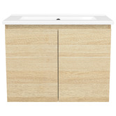 Timberline Florida Ensuite 600mm Wall Hung Vanity with Ceramic Countertop