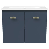 Timberline Florida Ensuite 600mm Wall Hung Vanity with Ceramic Countertop