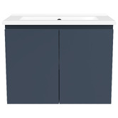 Timberline Florida Ensuite 600mm Wall Hung Vanity with Ceramic Countertop