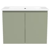 Timberline Florida Ensuite 600mm Wall Hung Vanity with Ceramic Countertop