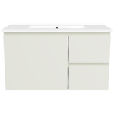 Timberline Florida Ensuite 800mm Wall Hung Vanity with Ceramic Countertop