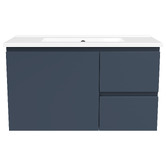 Timberline Florida Ensuite 800mm Wall Hung Vanity with Ceramic Countertop