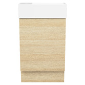 Timberline Lottie 480mm Freestanding Small Space Vanity with Ceramic Countertop