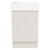 Timberline Lottie 480mm Freestanding Small Space Vanity with Ceramic Countertop