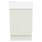Timberline Lottie V-Groove 480mm Freestanding Small Space Vanity with Ceramic Countertop