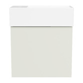 Timberline Lottie 480mm Wall Hung Small Space Vanity with Ceramic Countertop