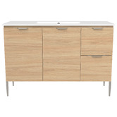 Timberline Nevada 1200mm Freestanding Vanity with Ceramic Countertop