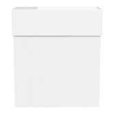 Timberline Lottie V-Groove 480mm Wall Hung Small Space Vanity with Ceramic Countertop