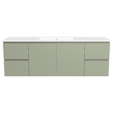 Timberline Nevada 1500mm Wall Hung Vanity with Ceramic Countertop