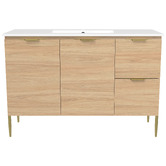 Timberline Nevada 1200mm Freestanding Vanity with Ceramic Countertop
