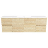 Timberline Nevada 1500mm Wall Hung Vanity with Ceramic Countertop