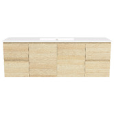 Timberline Nevada 1500mm Wall Hung Vanity with Ceramic Countertop