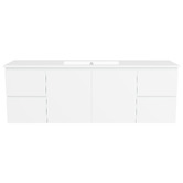 Timberline Nevada 1500mm Wall Hung Vanity with Ceramic Countertop