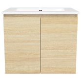 Timberline Nevada 600mm Wall Hung Vanity with Ceramic Countertop