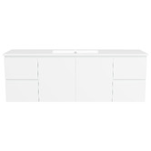 Timberline Nevada 1500mm Wall Hung Vanity with Ceramic Countertop