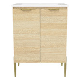 Timberline Nevada 600mm Freestanding Vanity with Ceramic Countertop