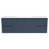 Timberline Nevada 1500mm Wall Hung Vanity with Ceramic Countertop