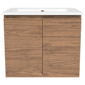 Timberline Nevada 600mm Wall Hung Vanity with Ceramic Countertop