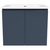 Timberline Nevada 600mm Wall Hung Vanity with Ceramic Countertop