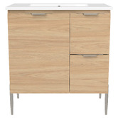Timberline Nevada 750mm Freestanding Vanity with Ceramic Countertop