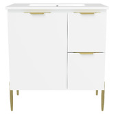 Timberline Nevada 750mm Freestanding Vanity with Ceramic Countertop